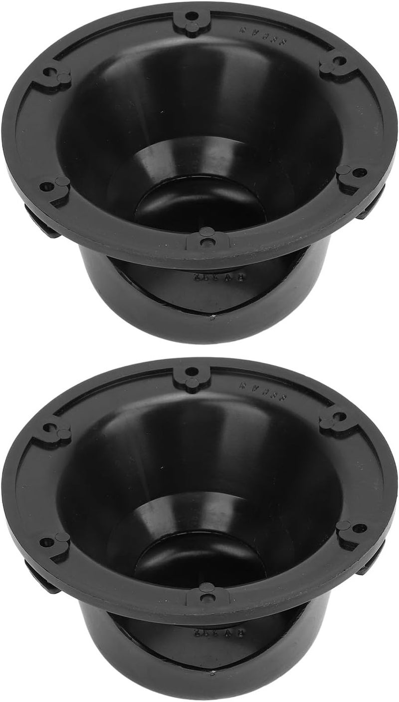 RV ing Vent Replacement, 2 Pack Black ABS Pla Cover Kit for Totorhome Roof Sewer, Roof Vent with Base and Ss, to Inl RV Access - Image 3