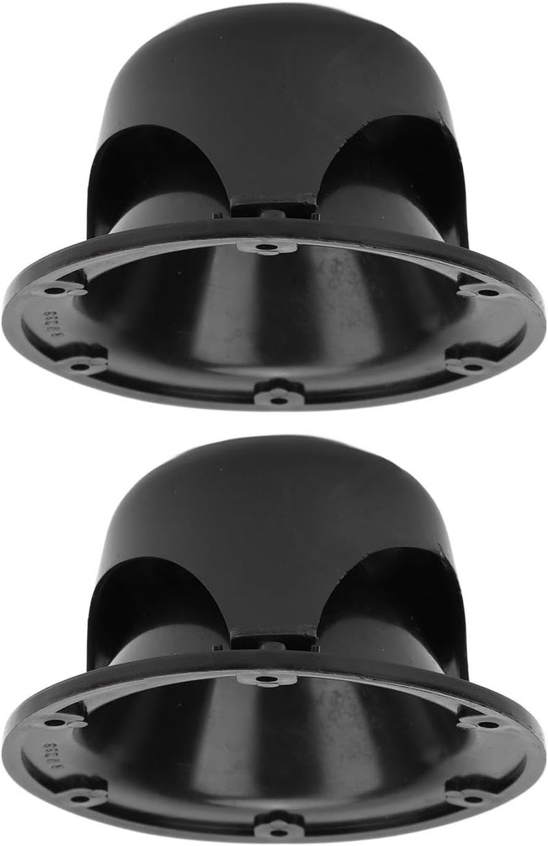 RV ing Vent Replacement, 2 Pack Black ABS Pla Cover Kit for Totorhome Roof Sewer, Roof Vent with Base and Ss, to Inl RV Access - Image 2