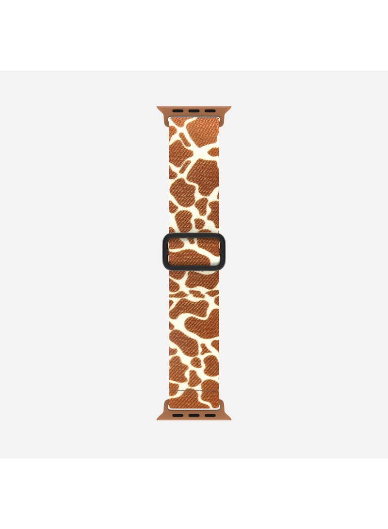 Y&D Applies To Iphone Watch 42/44/45/49mm Woven Nylon Plain Painted Strap  - Image 1