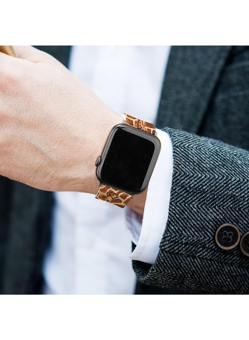 Y&D Applies To Iphone Watch 42/44/45/49mm Woven Nylon Plain Painted Strap  - Image 2