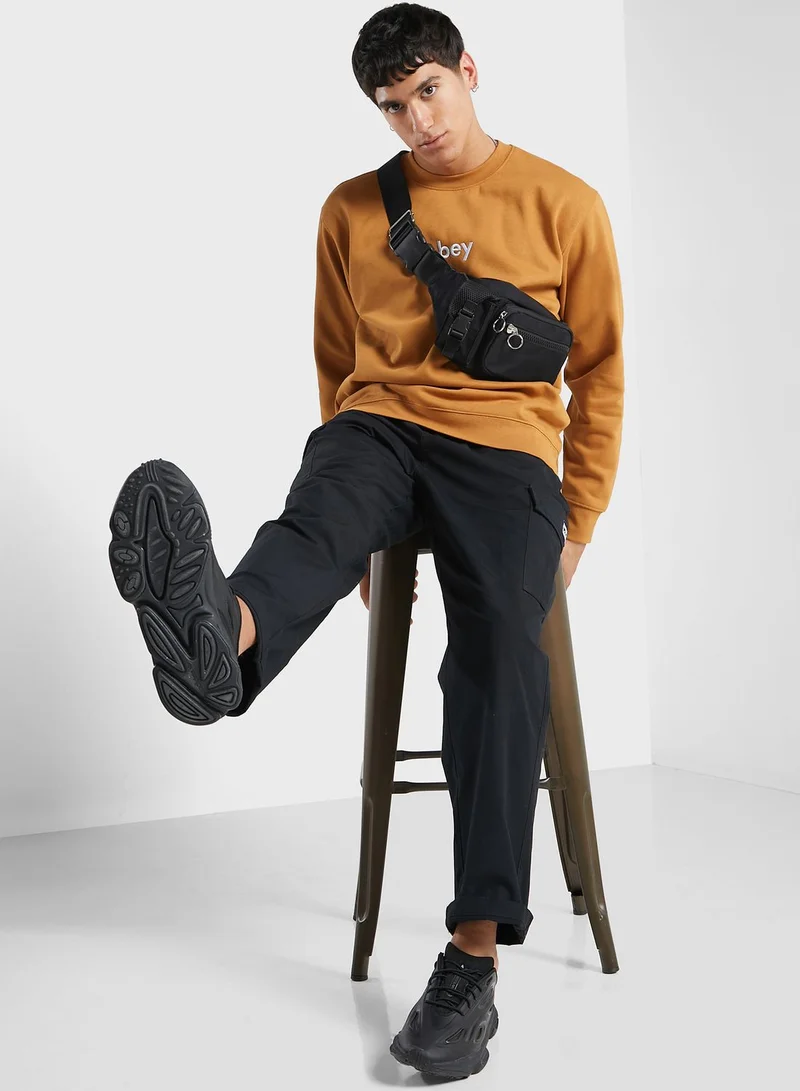 OBEY Lowercase Logo Sweatshirt