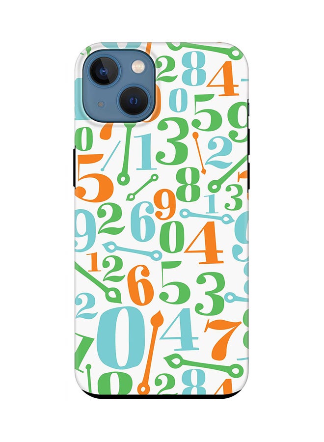 Tough Pro Series Case for Apple iPhone 14 Dual Layer hybrid PC & TPU Customized Mobile Cover Shield with inner TPU protection Matte Finish - Clockwork Counting
