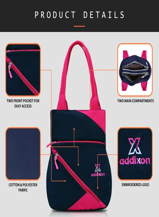 addixon Women Shoulder Bag (Blue Pink) - Image 5