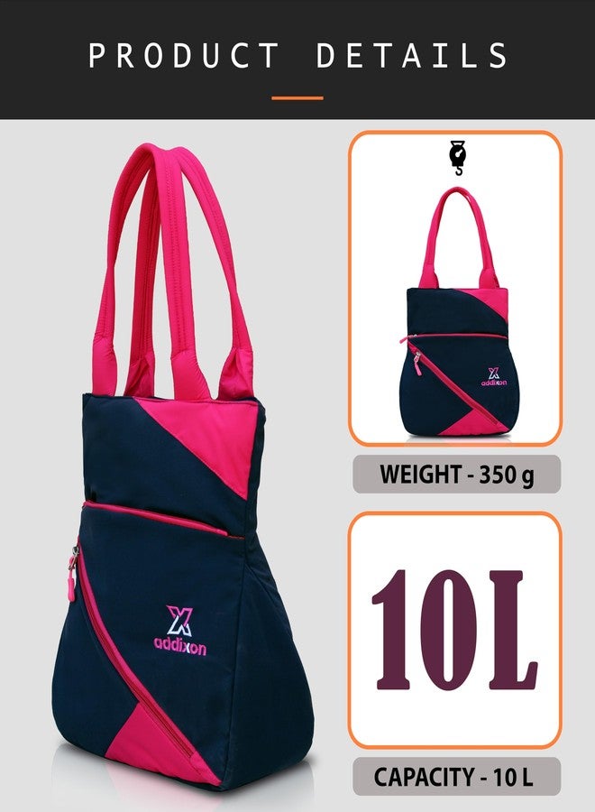 addixon Women Shoulder Bag (Blue Pink) - Image 4