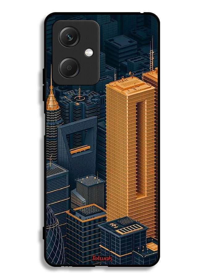 Tolwak Xiaomi Redmi Note 12 Protective Case Cover Buildings Art - Image 2