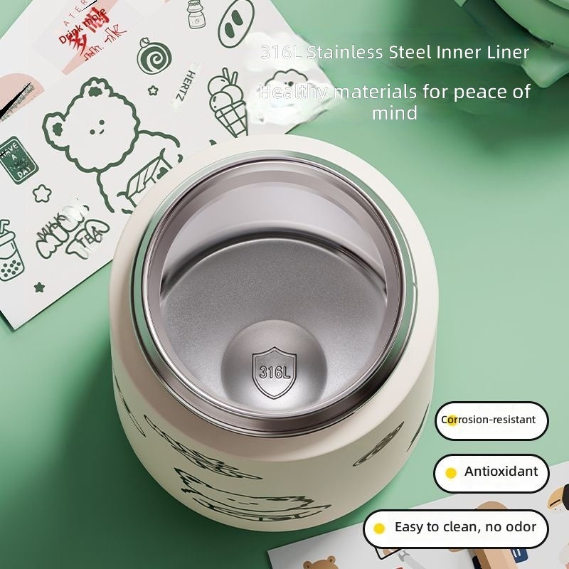 FUGUANG Kids Insulated Straw Cup with Handle, Food-Grade 316L Stainless Steel, 380ml/500ml Options - Image 5