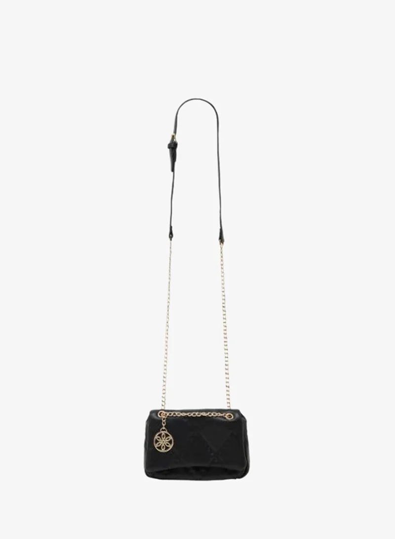Sasha Sasha Quilted Crossbody Bag with Chain Strap
