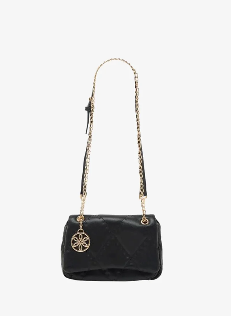 Sasha Sasha Quilted Crossbody Bag with Chain Strap