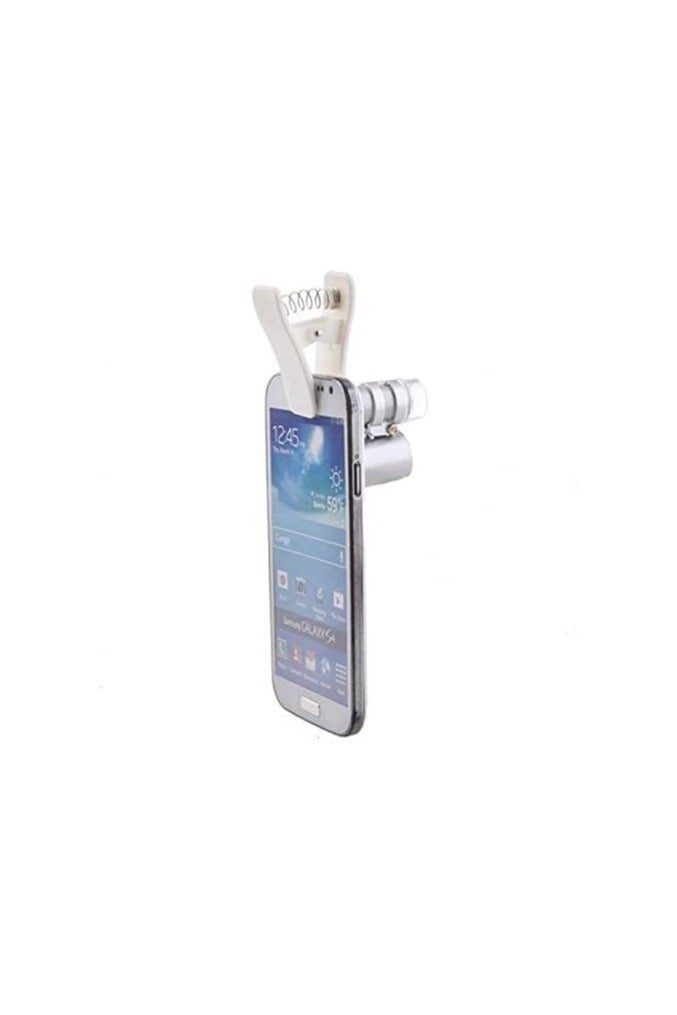 60x magnification magnifying glass (telescope) with UV LED lamp and clip for all types of mobile phones - Image 3