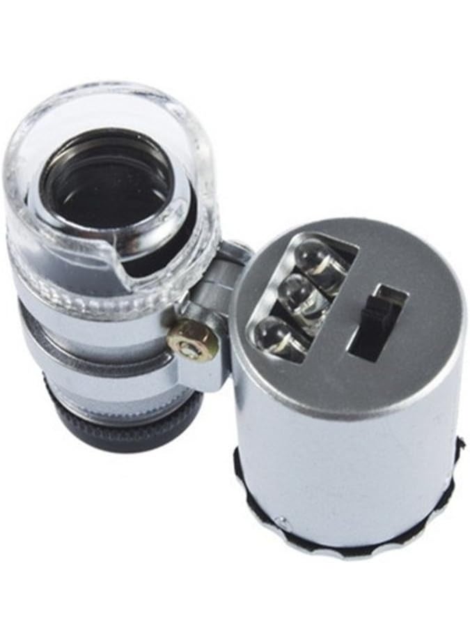 عدسه مكبره بقوه تكبير 60مره (تليسكوب) مع ضوء LED فوق البنفسجي - Image 2