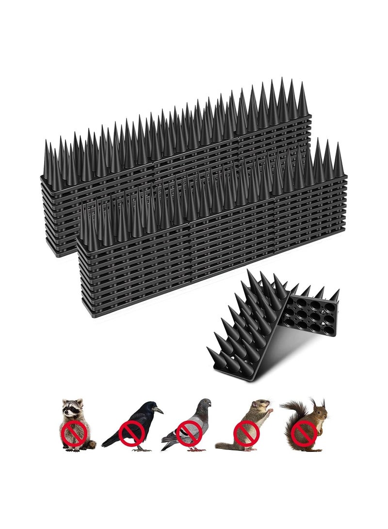 Zikra Plastic Bird Spikes for Pigeons, Squirrels, and Raccoons - Effective Bird Deterrent Devices to Prevent Nesting on Fences, Roofs, Windowsills, and Porches (10 Pack) - Image 4