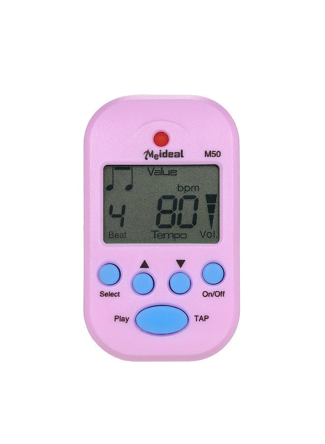 Meideal Mini Digital Metronome M50 Tempo Metronome Clip-On Electronic Metronome Pocket Metronome Suitable for Guitar Piano Violin Drum and Other Instruments  - Image 1