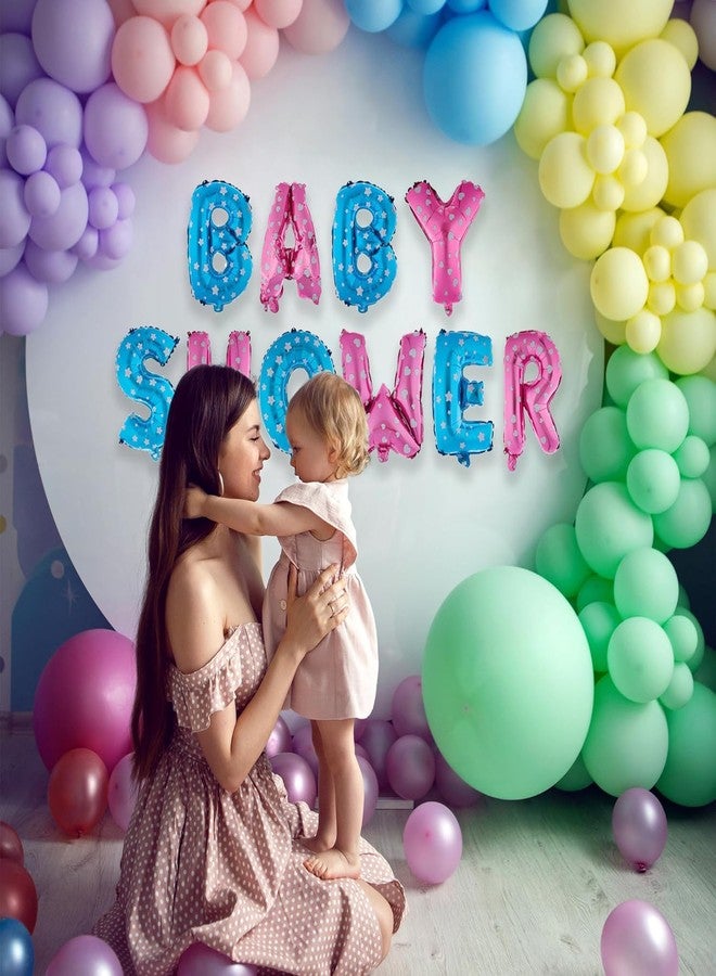 Just Party Baby Shower Theme Foil Balloon Banner Combo - Set of 10pcs for Unforgettable Celebrations - Image 3