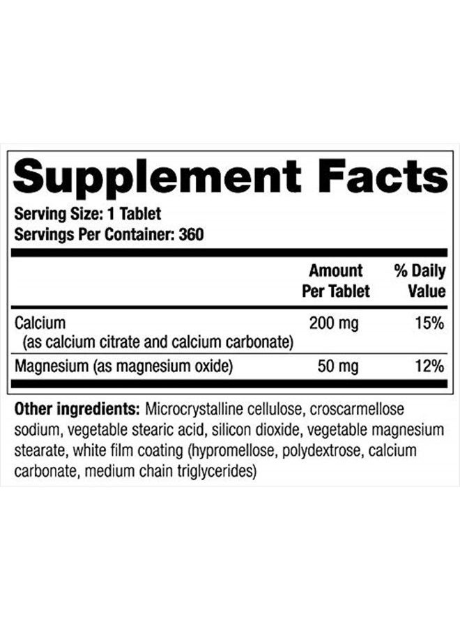 Theralogix CalMag Thins Calcium Magnesium Supplement | Bone Health & Bone Strength Vitamin | 360 Tablets - Manufactured in The USA and NSF Certified  - Image 2