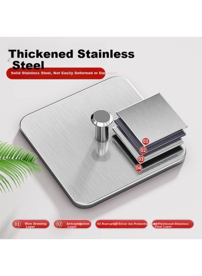 Additive Degree Jiadu Stainless Steel Picture Hanging Kit, No Drilling Required Hooks , Wedding Photo Frame Hangers, Wall-mounted, No Marks Left - Image 2