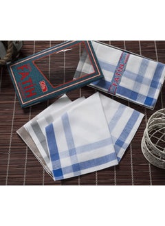 Rozet Tekstil Rosette Textile Boxed Fabric Handkerchief 40X40 cm Dozen 12 Pieces 
