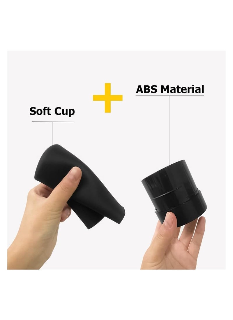 Car Trash Can with Lid Mini Silicone Auto Garbage Container Waterproof Leakproof Portable Vehicle Trash Dustbin Mini Garbage Bin for Automotive Car Home Office Kitchen