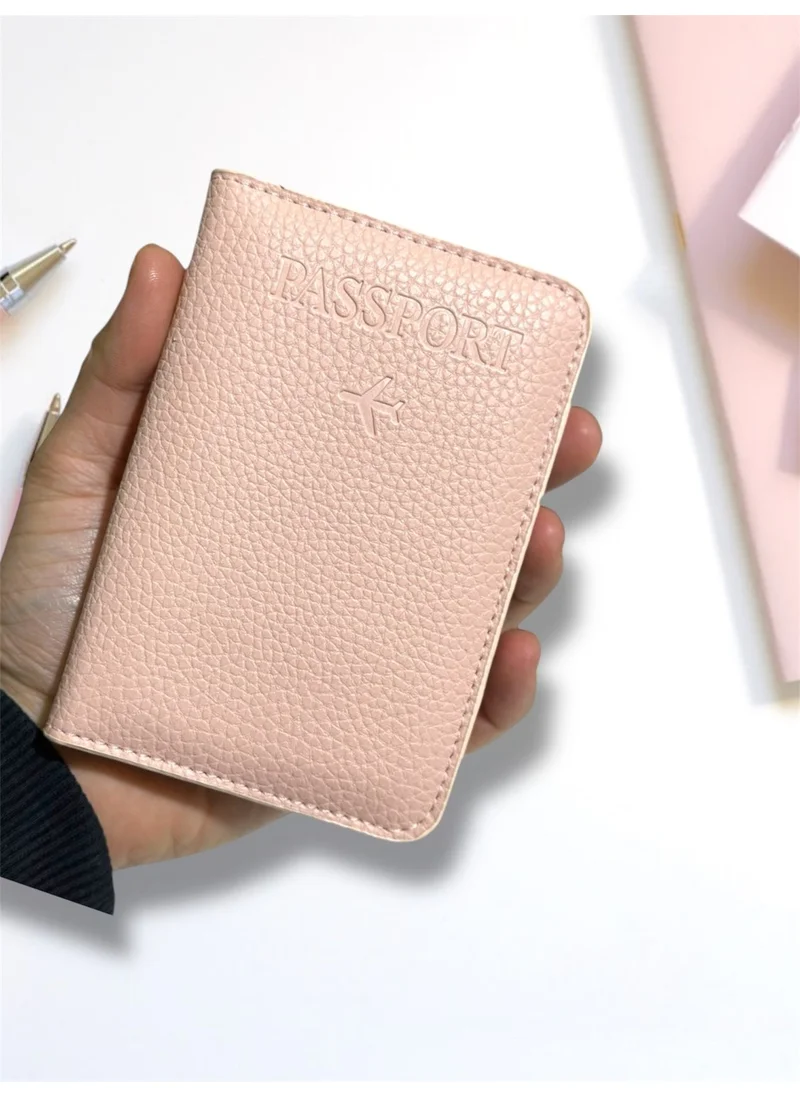 جيمبو Vegan Leather Passport Case with Credit Card Holder and Money Compartment Passport Case with Wallet