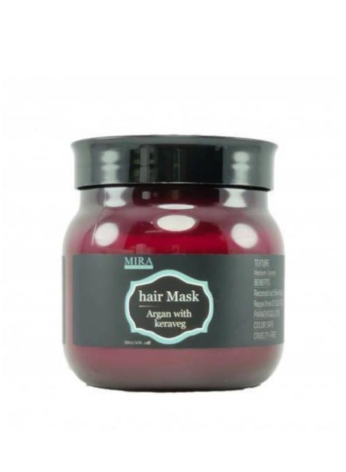 Mira Mira hair mask Argan with AlKeraveg 500ml - Image 1