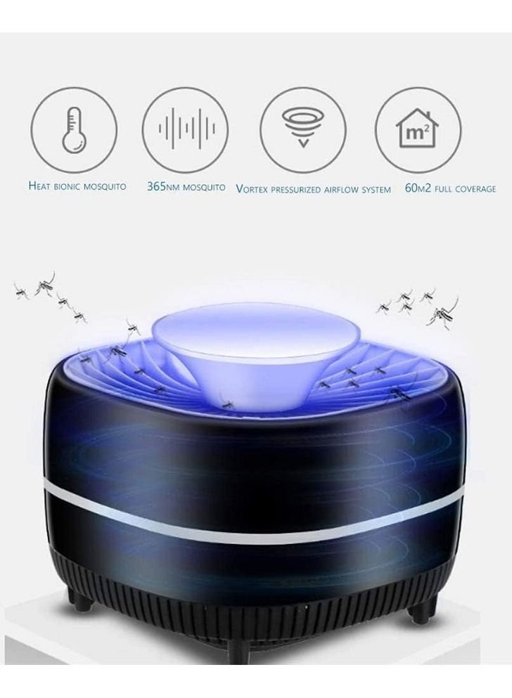 AGD Mosquito Lamp,Mosquito Trap, Portable Insect Killer, LED UV Insecticide Killer Effective And Smart Mosquito Catcher Trap Indoor Outdoor Bedroom Baby Room QiLong  - Image 5