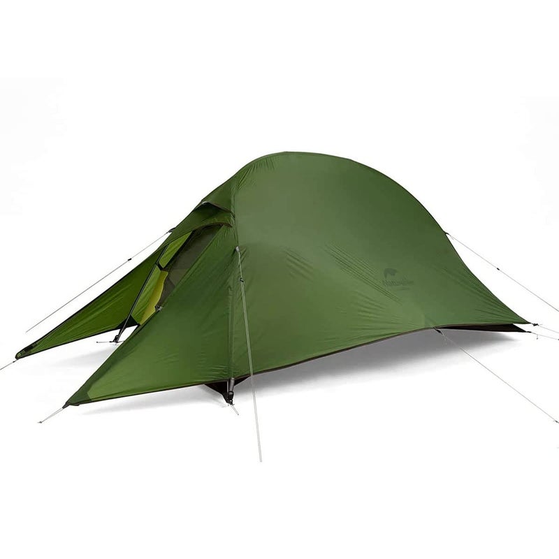 Naturehike Cloud up 1 Person Backpacking Tent Lightweight Camping Hiking Dome Tent for 1 Man (Forest green-20D Nylon) - Image 1