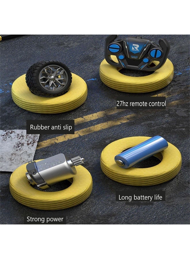 كويفلوكس سيارة تحكم عن بُعد، سيارة دفع رباعي بمقياس 1:20، مناسبة للأطفال من 6 إلى 12 عامًا، لعبة سباق بهلوانية كهربائية قابلة لإعادة الشحن، مناسبة كهدية عيد ميلاد للأولاد والبنات. - Image 3