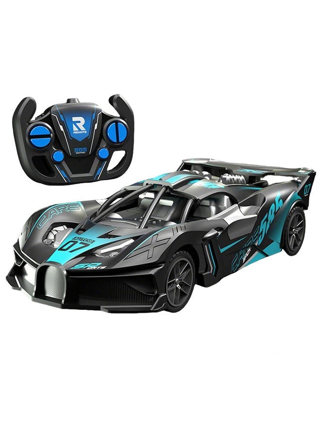 كويفلوكس سيارة تحكم عن بُعد، سيارة دفع رباعي بمقياس 1:20، مناسبة للأطفال من 6 إلى 12 عامًا، لعبة سباق بهلوانية كهربائية قابلة لإعادة الشحن، مناسبة كهدية عيد ميلاد للأولاد والبنات. - Image 1