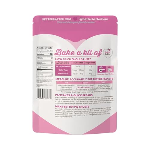 Better Batter Original Blend Multipurpose Gluten Free Flour 25lb  Certified GFCO Vegan Kosher NonGMO  Top 9 Allergen Free Award Winning CupforCup Baking Alternative to Regular Wheat Flour - Image 5