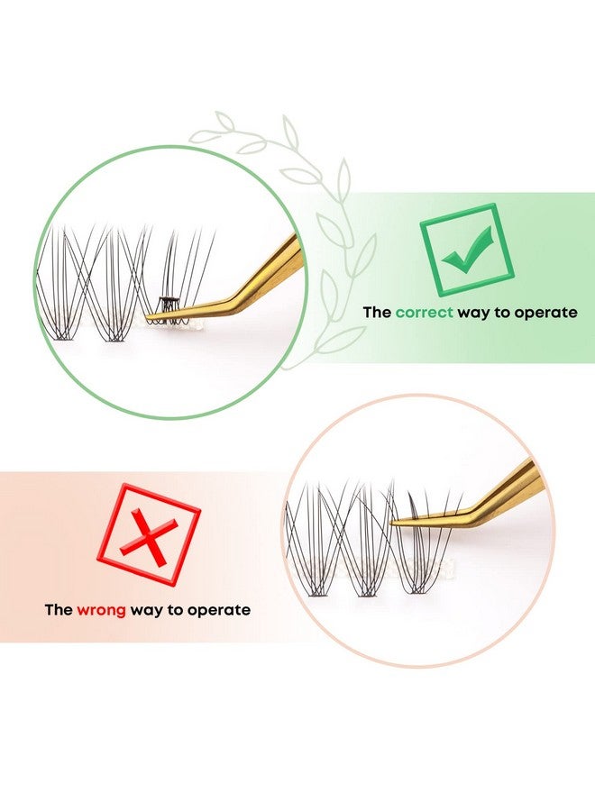 WONSIS Individual Lashes, Lash Clusters, 240 Pcs 10D Individual Lash Extensions, Natural Soft Lightweight Reusable, Thickness 0.07mm C Curl False Eyelashes 8/9/10/11/12mm (10D 8-12mm) - Image 4