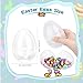Restroma 40 Pcs 5 Inch 45 Inch Clear Easter Eggs Fillable Bulk Large Transparent Plastic Eggs Empty Easter Eggs for Easter Basket Stuffers Party Decor - Image 4