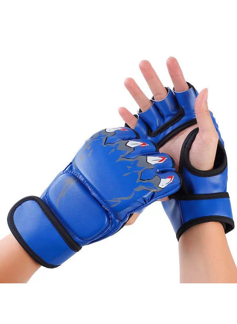 Generic Boxing Gloves Fingerless MMA Gloves UFC Boxing Fight Gloves for Sanda Sparring Punching Bag Training  - Image 2