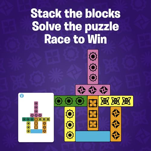 The Uzzle Blockwork by Uzzle Games  FastPaced Family Board Game  Multiple Difficulty Levels  Enjoyable and Challenging Puzzle Game  2 to 4 Players  A Complete Family Night Fun Package  for Ages 4 - Image 5