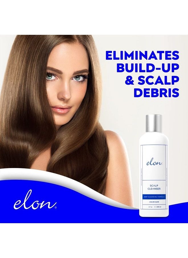 Elon - Thinning Hair Scalp Cleanser - Revitalizing Scalp Treatment for Hair Growth – Exfoliating Scalp Treatment for Women & Men to Unclog Follicles – Scalp Moisturizer for All Hair Types (6.7 Oz.) - Image 1