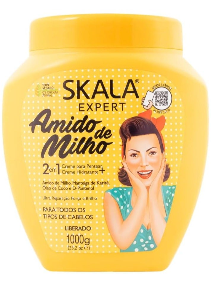 Skalago Amido de Milho Capillary Mask Corn Starch 1000 ML