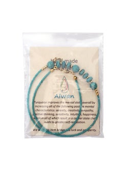 Alwan Necklace with 9 Turquoise Stones  - Image 5