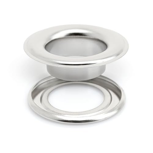 CRAFTMEMORE 3/8" Grommet Tool Kit Eyelet Setting Tool Grommet Setter Hole Punch Cutter & Pack of 10 Grommets (3/8" (10mm) Inside Diameter) - Image 5