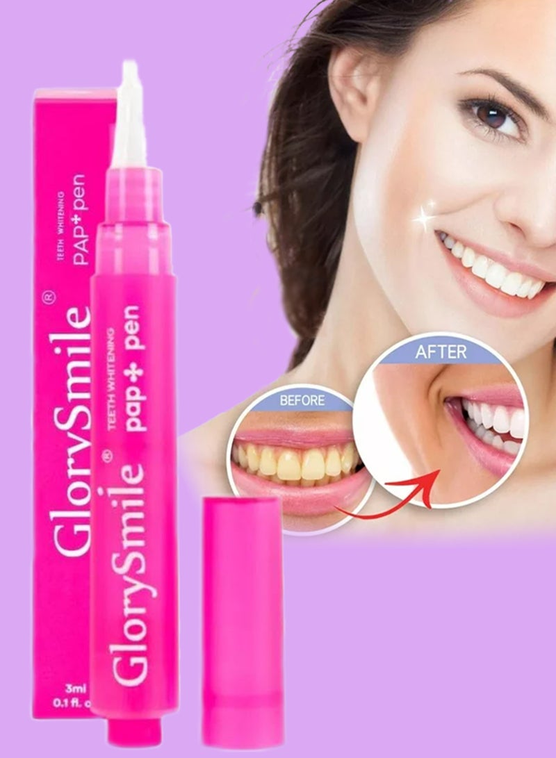 GlorySmile قلم تبييض الأسنان خالي من الحساسية وخالي من البيروكسيد قلم تبييض الأسنان مزيل بقع الأسنان الليلية يزيل بقع القهوة والشاي جل تبييض الأسنان التصحيحي - Image 1