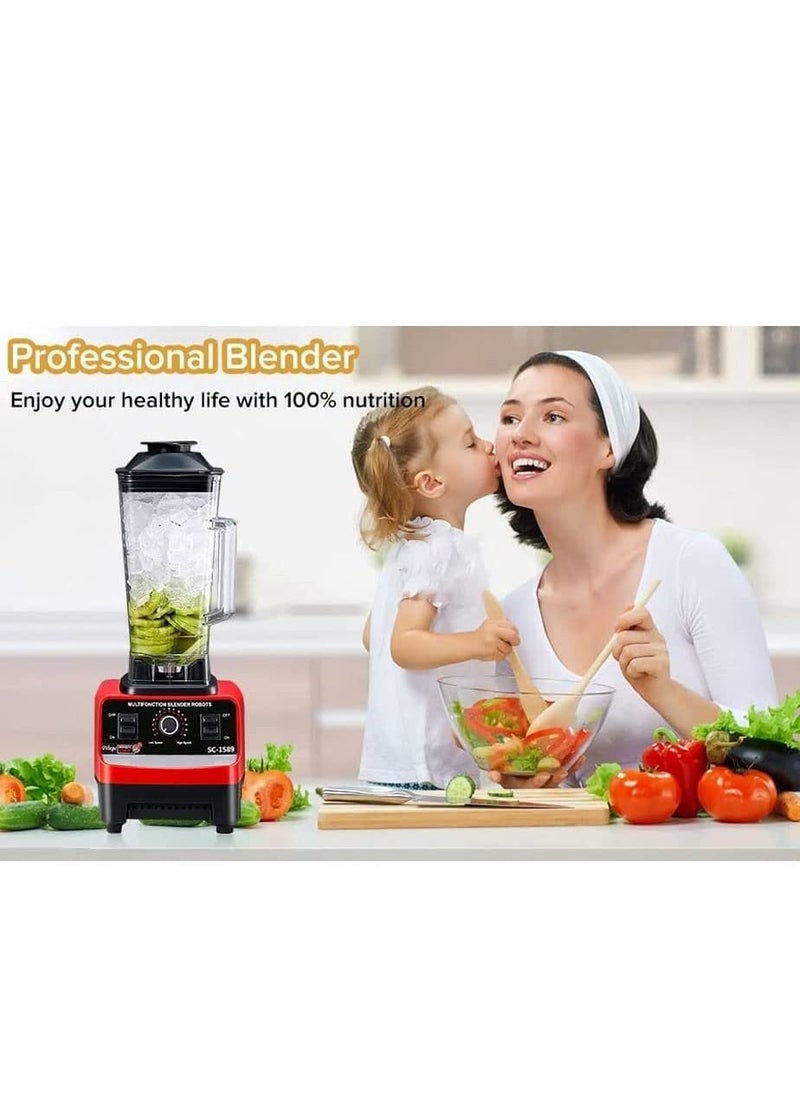 SILVER CREST Heavy Duty Commercial Grade Electric Mixer Blender with 15 Timer Speed 4500W 2.5 Liter  - Image 2