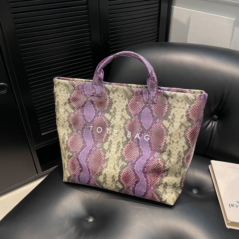 2025 Spring New Popular Commuter Tote Bag Women'S High-End Western Style All-Match Shoulder Bag Simple Handbag - Image 3