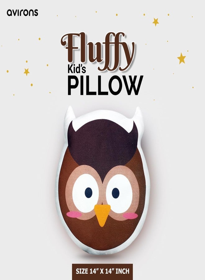 Avirons Adorable Owl Shape Pillow - Playful and Snuggly! Ideal for Kids, This Soft Pillow Brings Warmth and a Touch of Whimsy to Their Everyday Moments. - Image 5