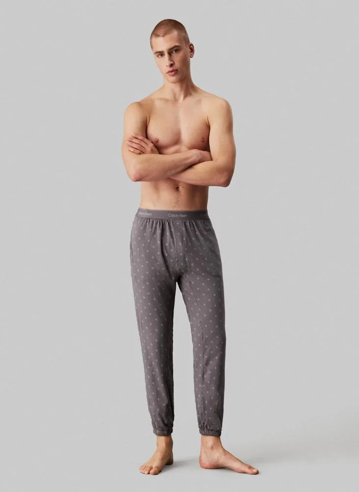 كالفن كلاين Icon Cotton Stripe Lounge Joggers