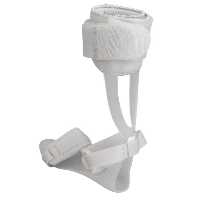 Ankle Foot Orthosis Support Size M Ultra Thin Design Easy Wear Adjustable Foot Drop Splint - Non Slip Foot Brace for Foot Drop Correction Daily Ankle Stability Improved Walking Posture - Image 2