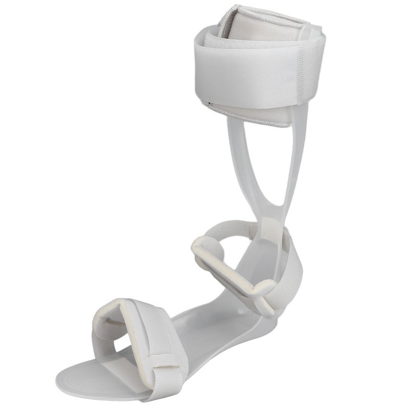 Ankle Foot Orthosis Support Size M Ultra Thin Design Easy Wear Adjustable Foot Drop Splint - Non Slip Foot Brace for Foot Drop Correction Daily Ankle Stability Improved Walking Posture - Image 5