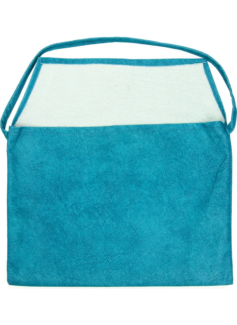 İhvan Ihvan Nubuck Mosque Size Quran Carrying Bag Blue