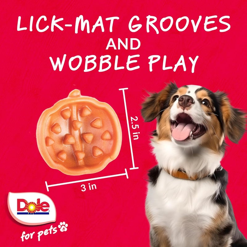 Dole for Pets Freshly Fetched Lasting Chew, Pumpkin Flavor Dog Treats, 8oz, 5ct | Flavored with Real Veggies, No Wheat, Corn, Soy, Artificial Flavors, Colors, Preservatives, or Animal Products - Image 3