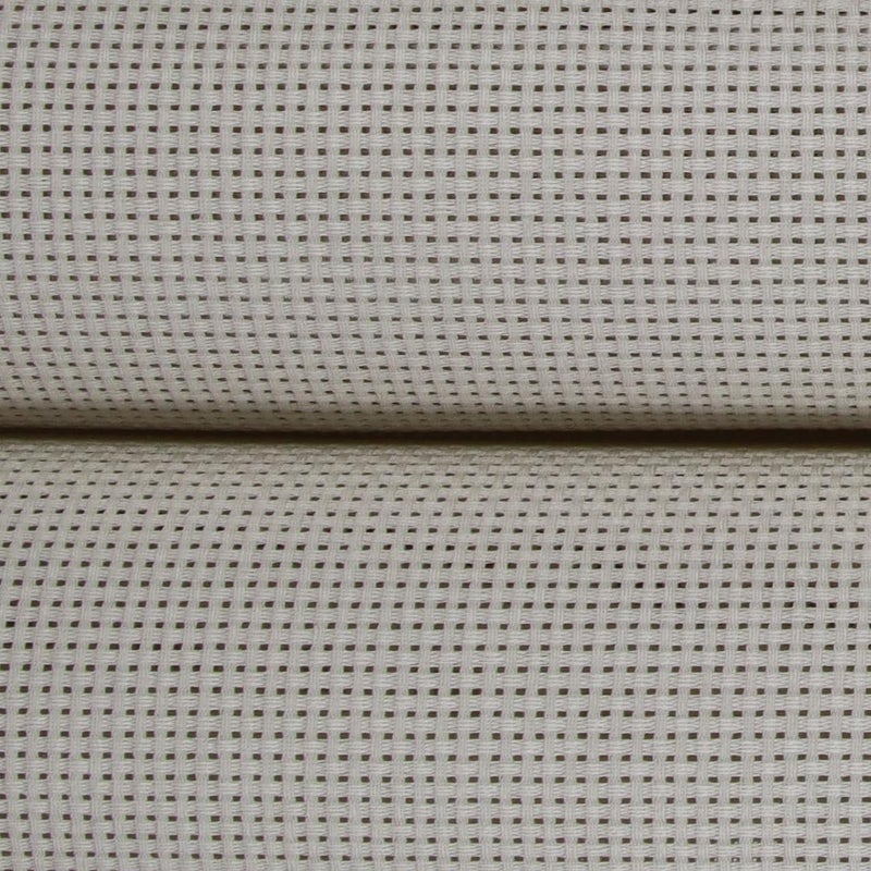 KCS 19" x 28" 11CT Counted Cotton Aida Cloth Cross Stitch Fabric (Pearl Grey) - Image 1