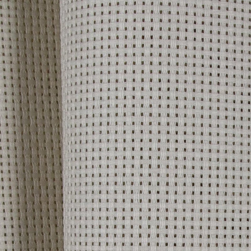 KCS 19" x 28" 11CT Counted Cotton Aida Cloth Cross Stitch Fabric (Pearl Grey) - Image 2