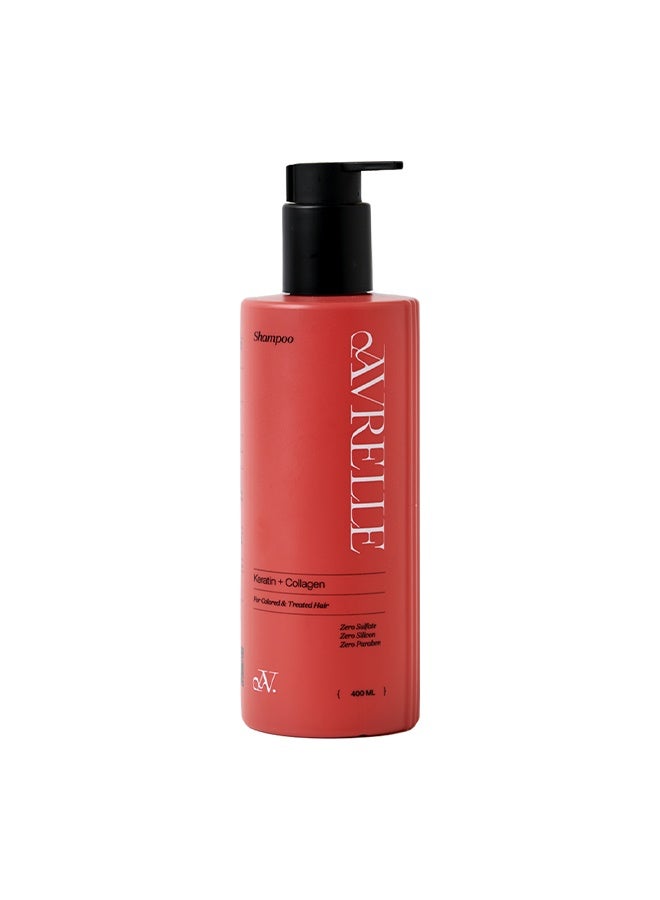 AVRELLE KERATIN + COLLAGEN SULFATE FREE SHAMPOO FOR COLORED AND TREATED HAIR