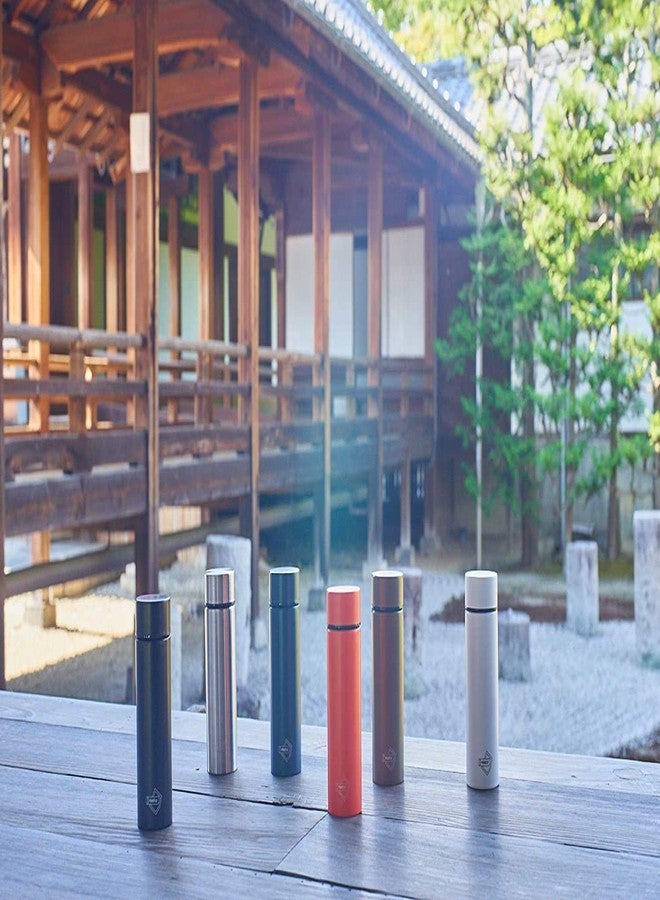 إيبينكا زجاجة معزولة شخصية من إيبينكا، صغيرة 120 مل، مصنوعة من الفولاذ المقاوم للصدأ، خفيفة الوزن، بيج - Image 5