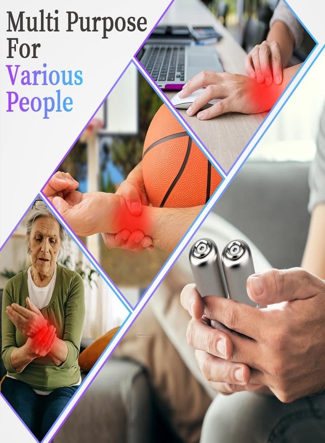 Amarlozn Handheld Fidget Hand Roller Toy for Kids Adults, Metal Fidget Spinner, Cool Gadget Desk Toy for Autism ADHD Anxiety Stress Relief Hand Exercise Items for Boy Teen Stocking Stuffer Gift - Image 5